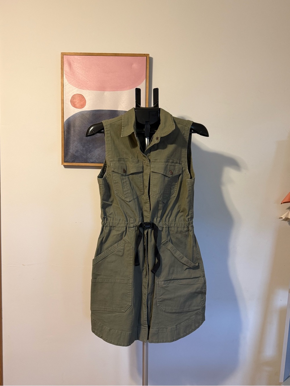 Duluth Women’s Olive Utility Shirt Dress